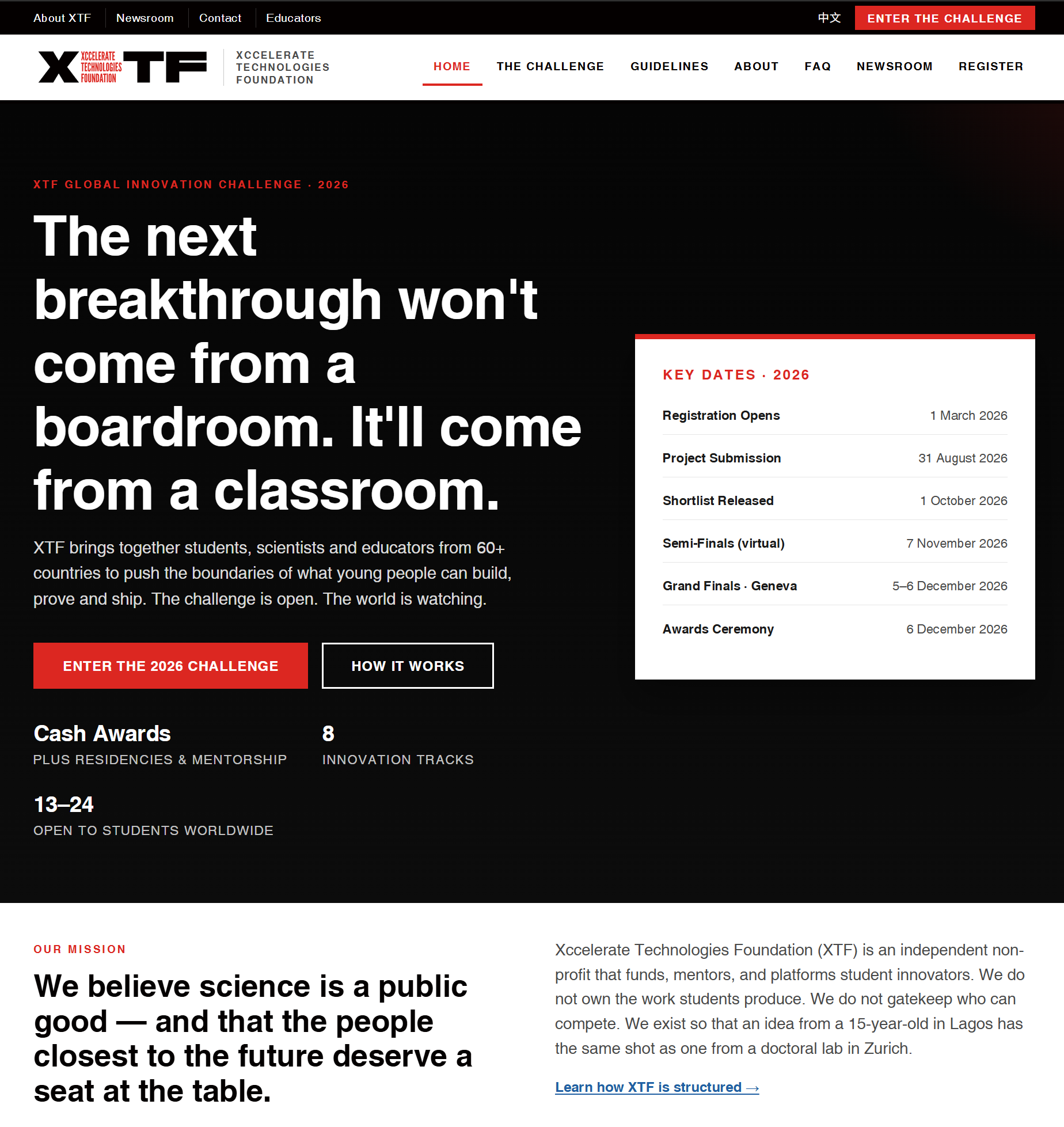 XTF 英文首页